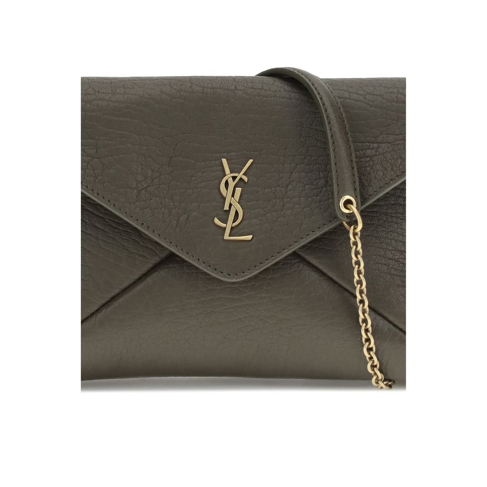 Saint Laurent Cassandre chain Clutch Bag