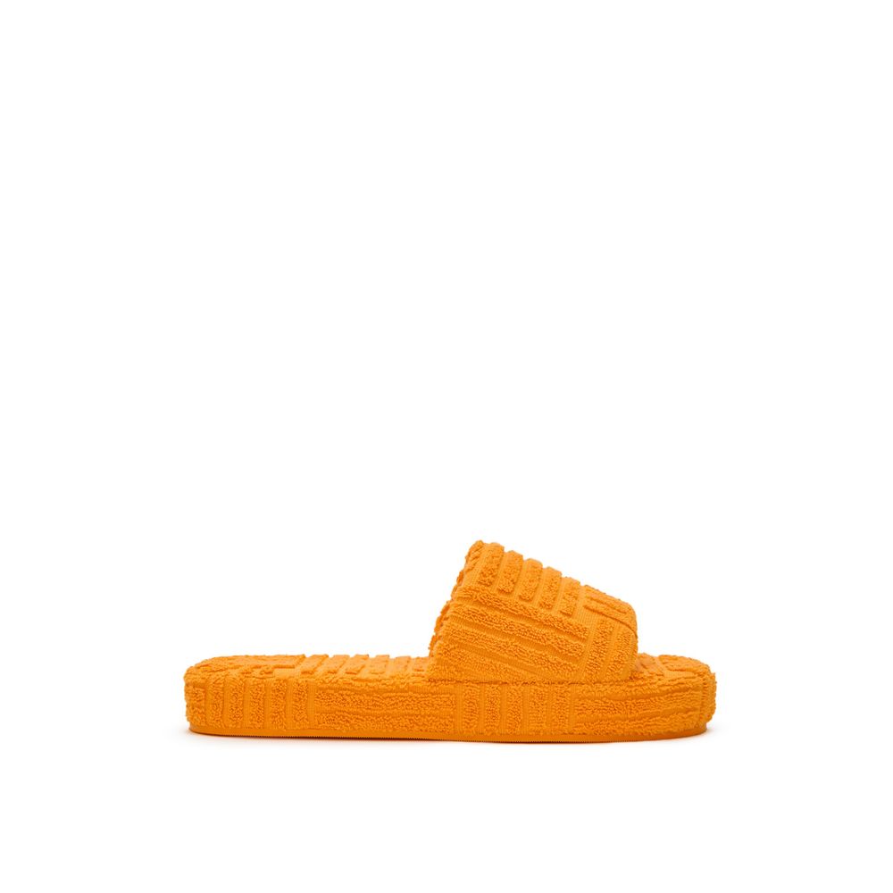 Bottega Veneta Orange Cotton Slipper