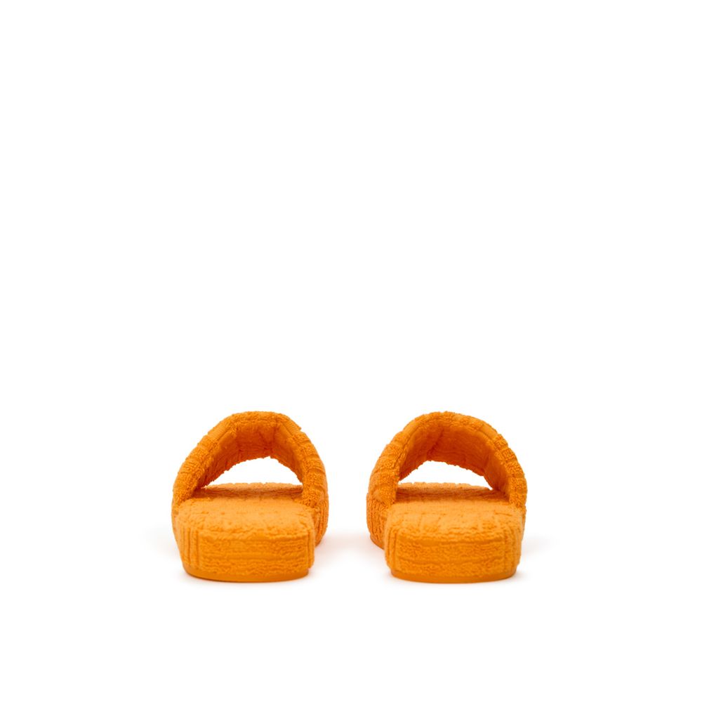 Bottega Veneta Orange Cotton Slipper