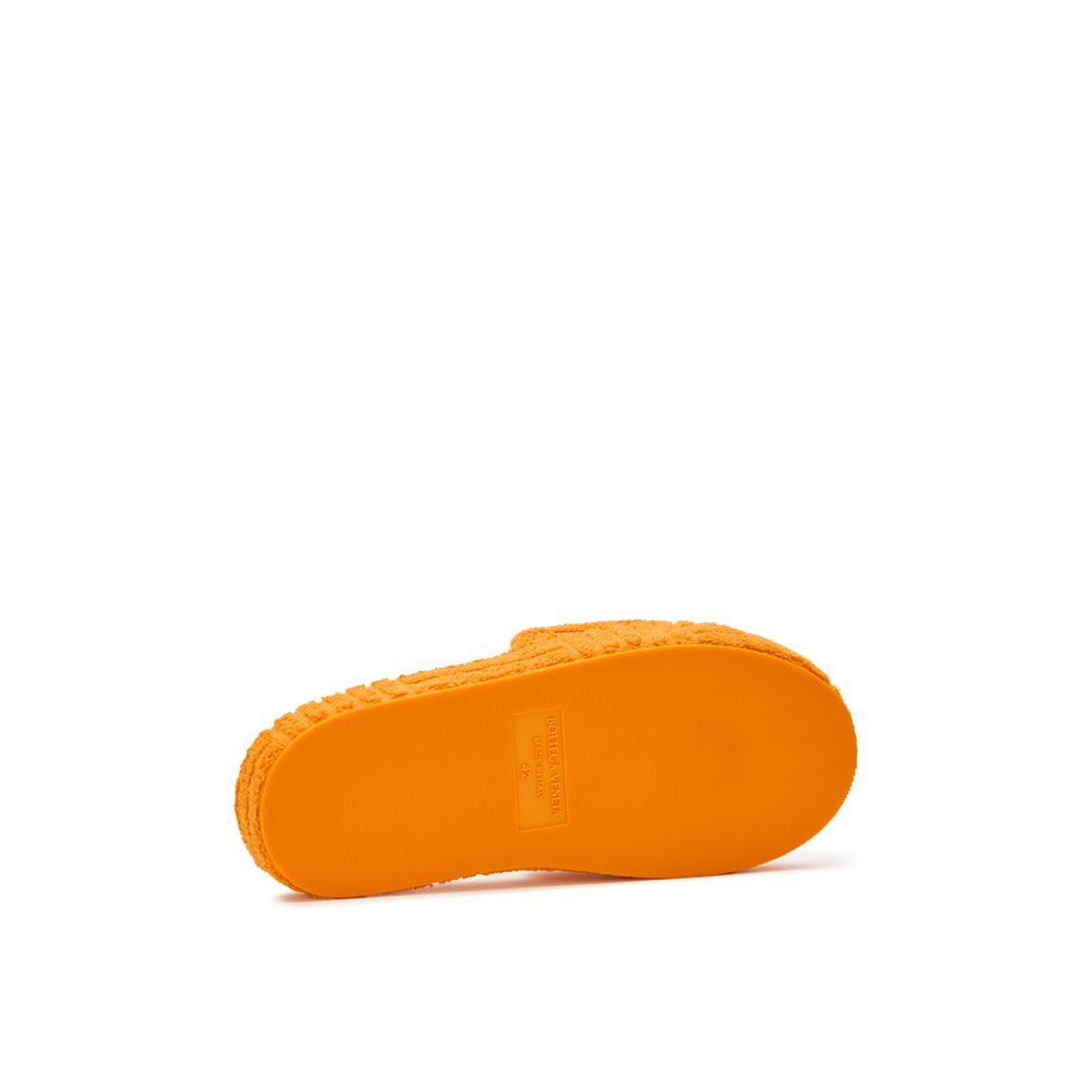 Bottega Veneta Orange Cotton Slipper