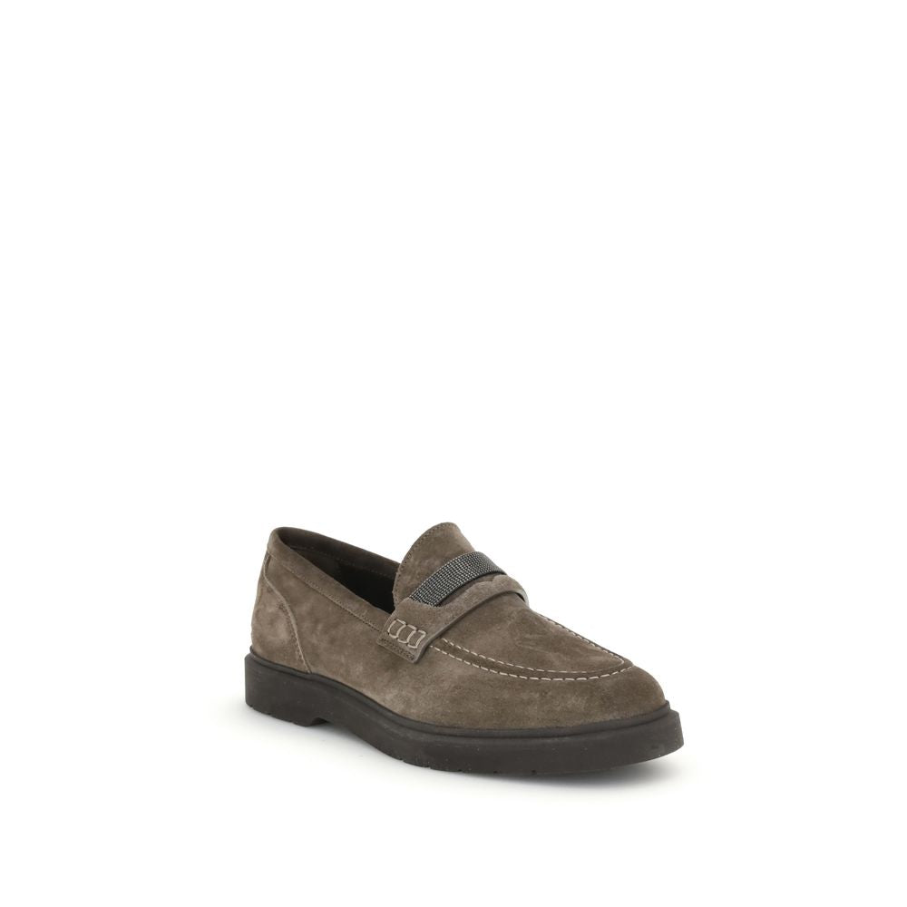 Brunello Cucinelli Leather Loafers