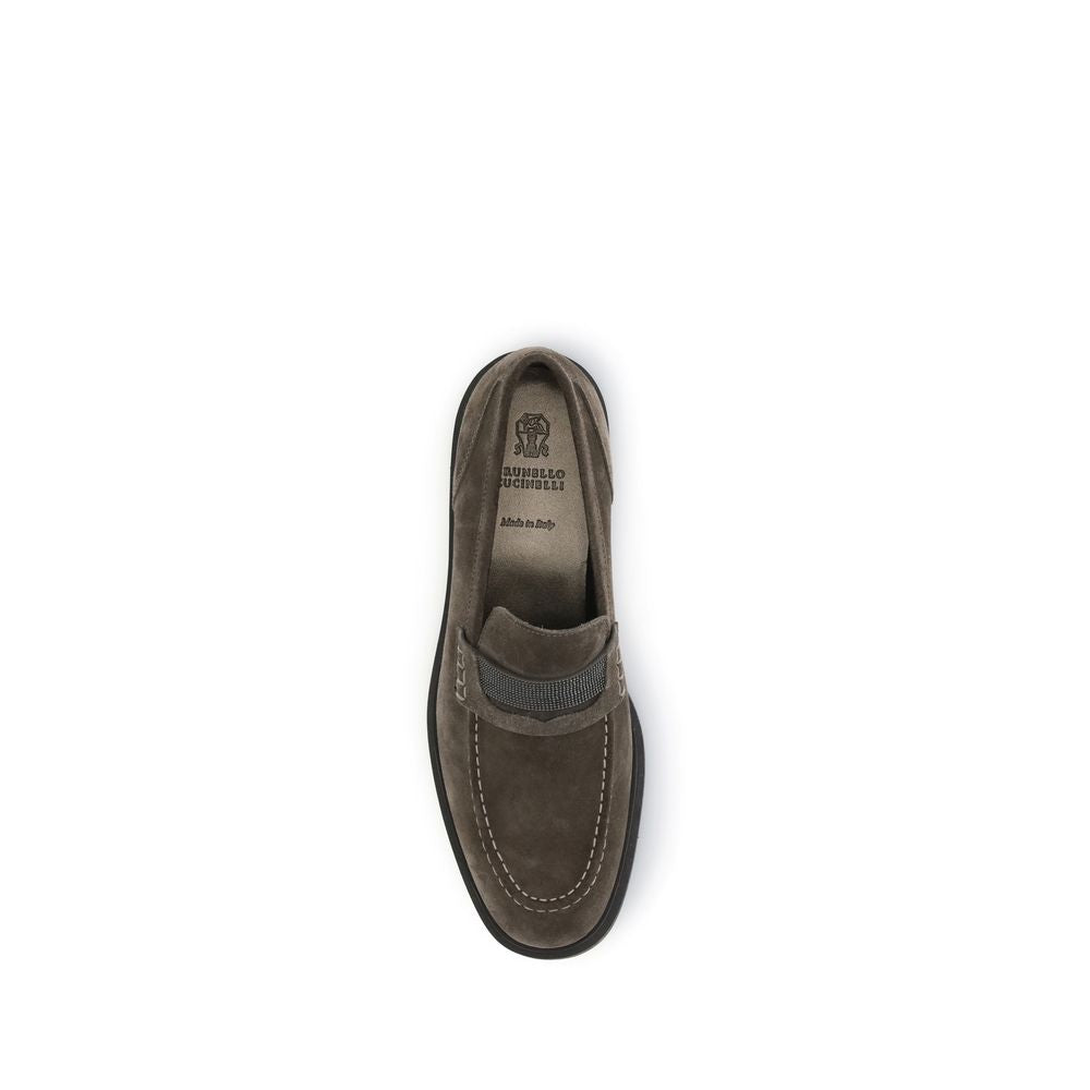 Brunello Cucinelli Leather Loafers