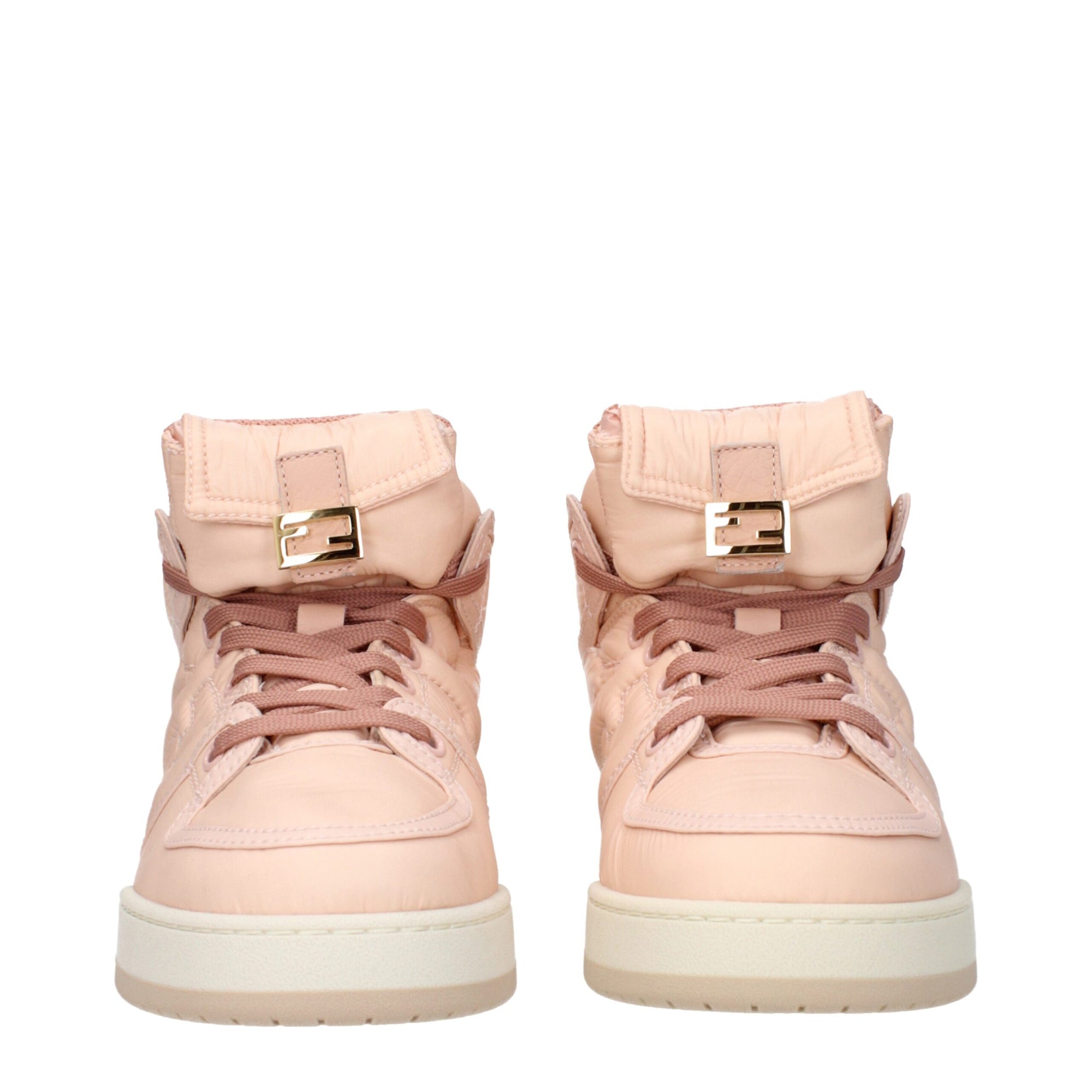 Fendi Pink Nylon High Tops