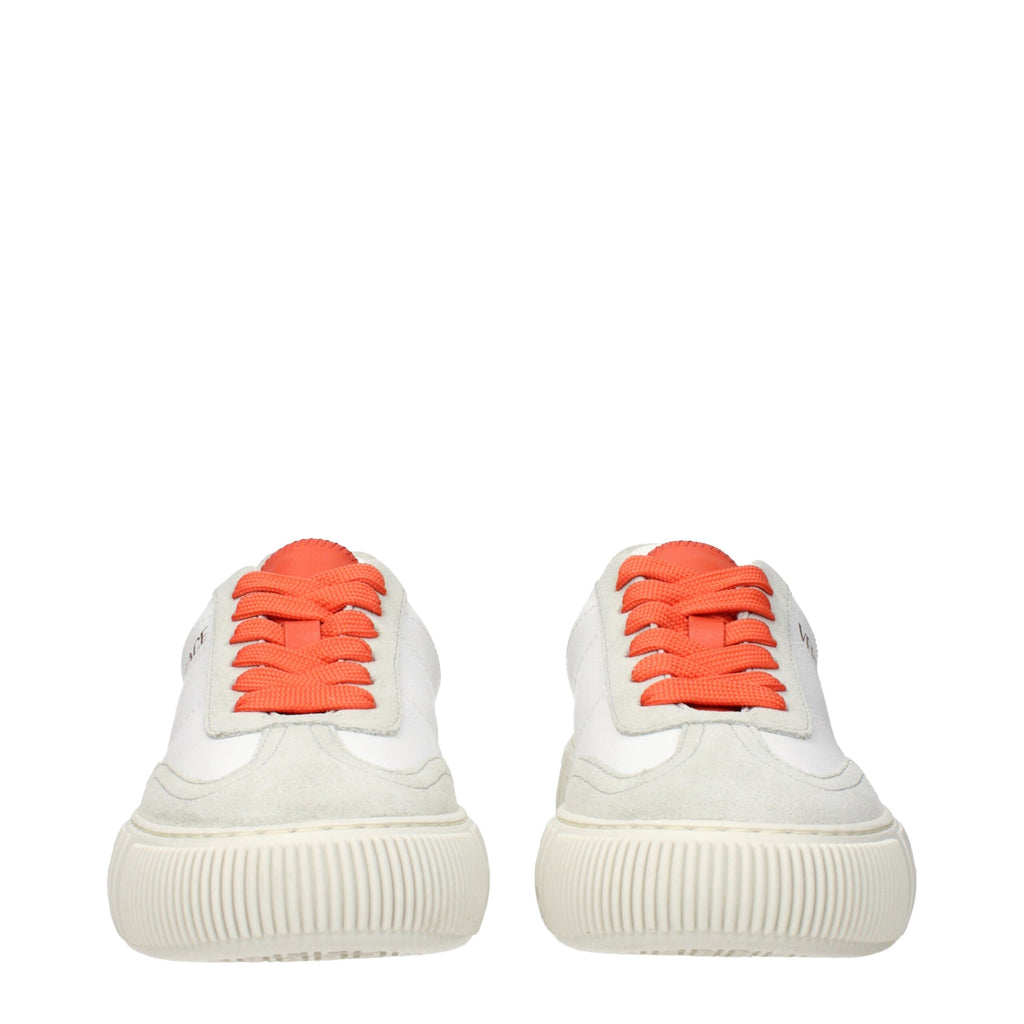 Versace White Leather Sneakers