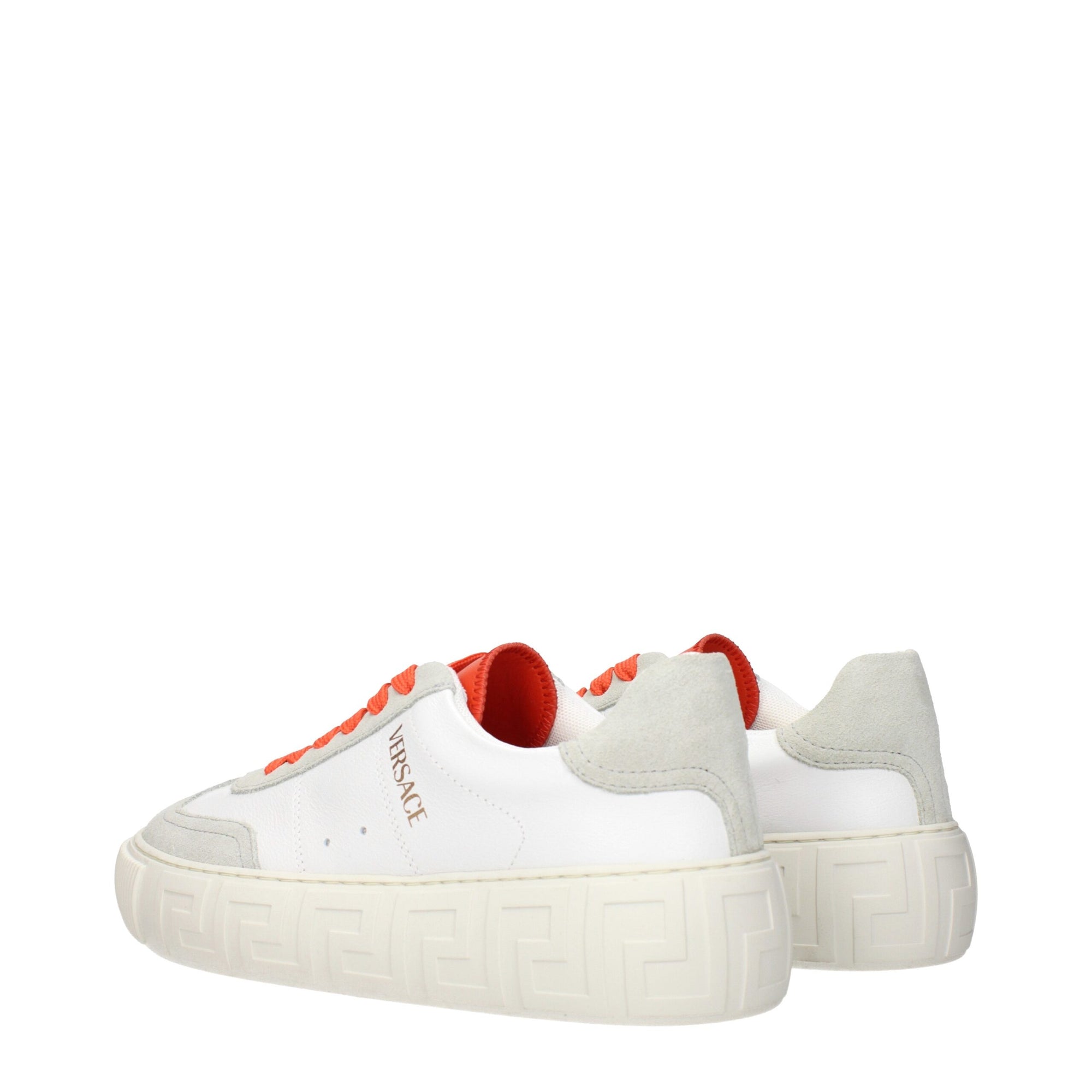 Versace White Leather Sneakers