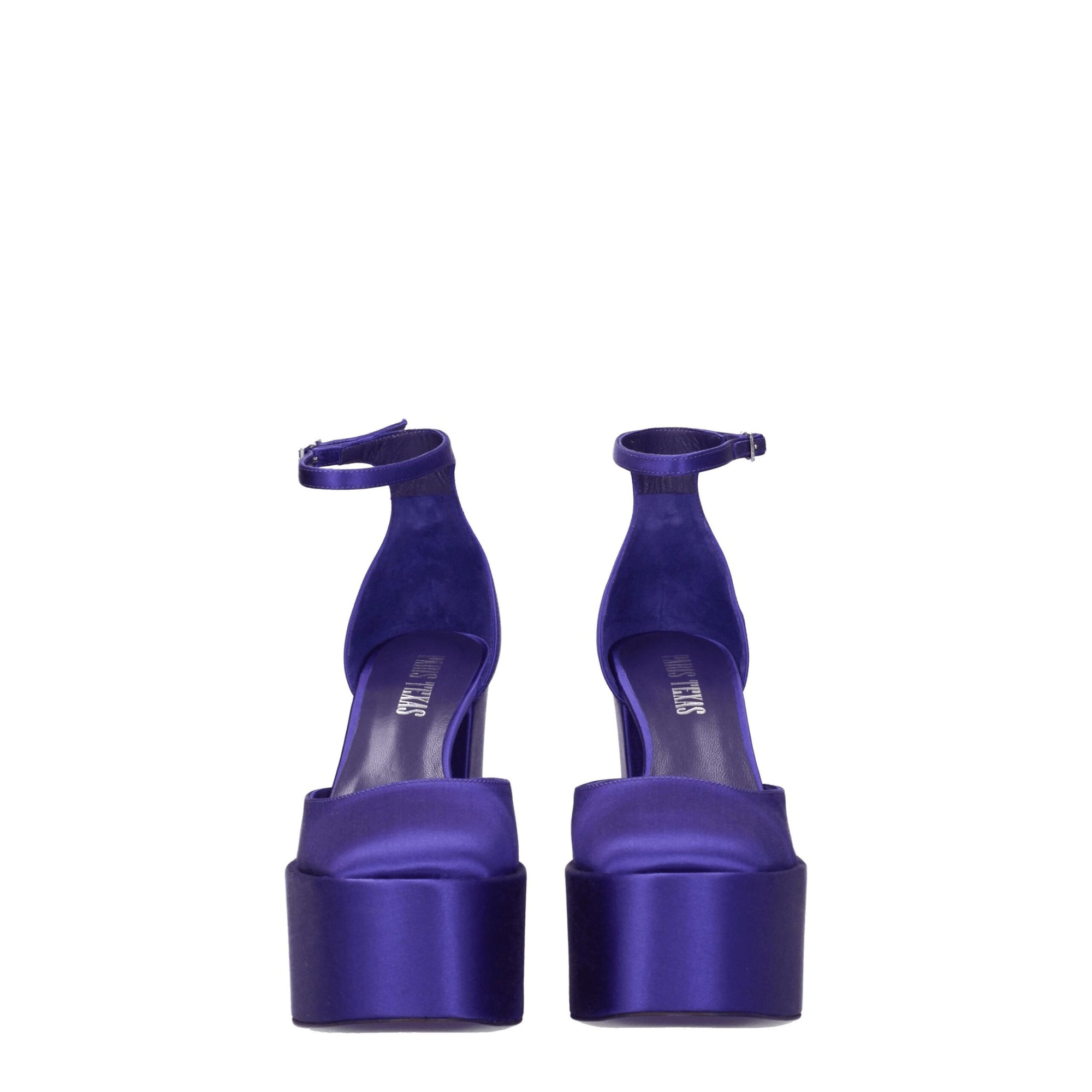 Paris Texas Purple Satin Platforms