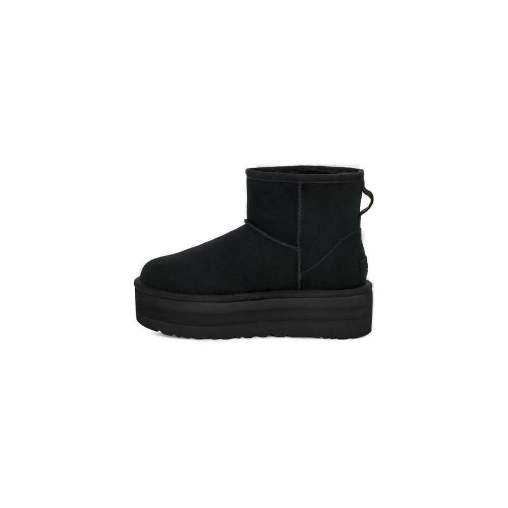 UGG Black Suede Leather Ankle