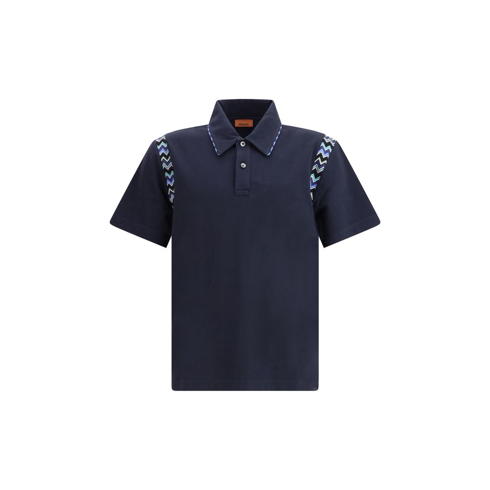 Missoni Polo Shirt with ZigZag details