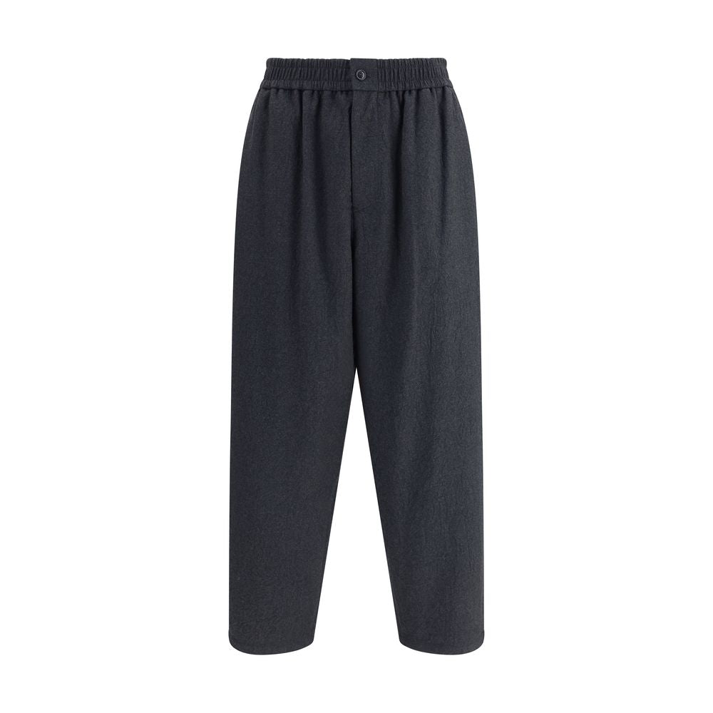 Giorgio Armani Virgin Wool Flannel Pants