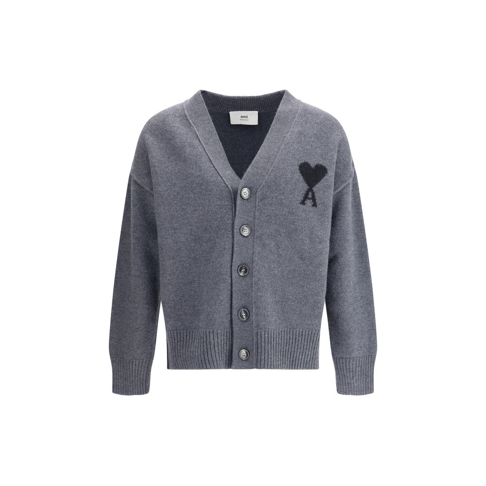 Ami Paris Ami De Coeur Cardigan