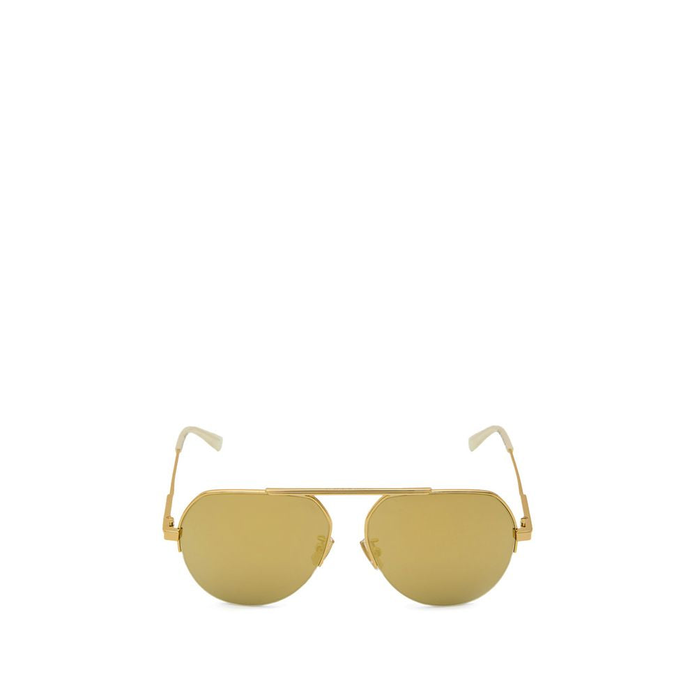Bottega Veneta Gold Metal Sunglass