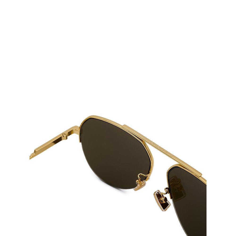 Bottega Veneta Gold Metal Sunglass