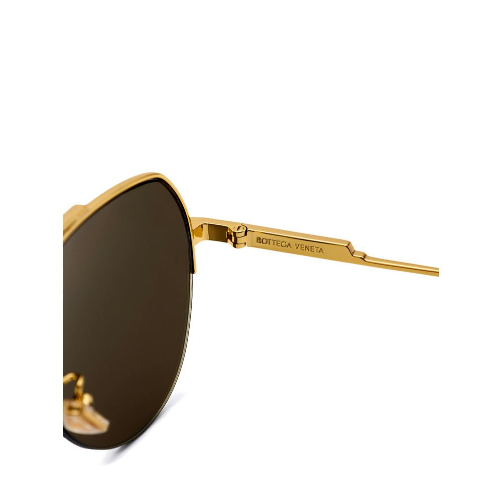 Bottega Veneta Gold Metal Sunglass