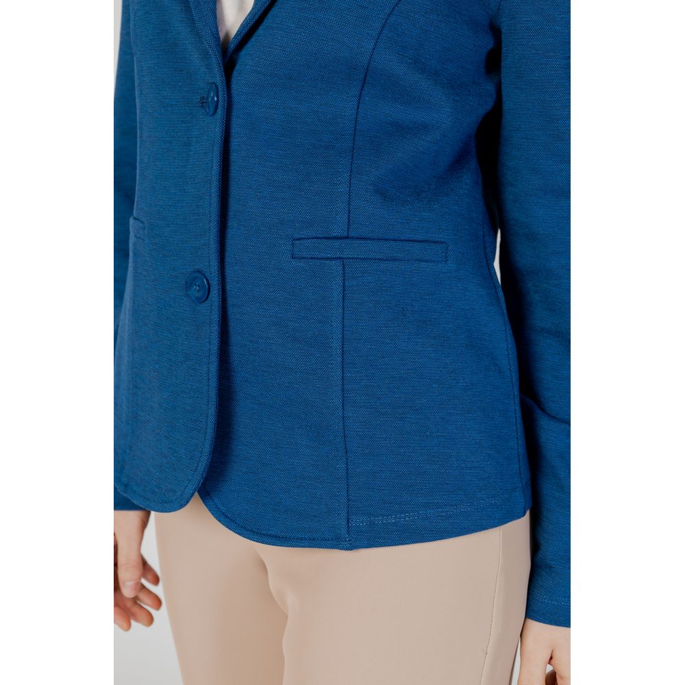 Street One Blue Polyester Blazer