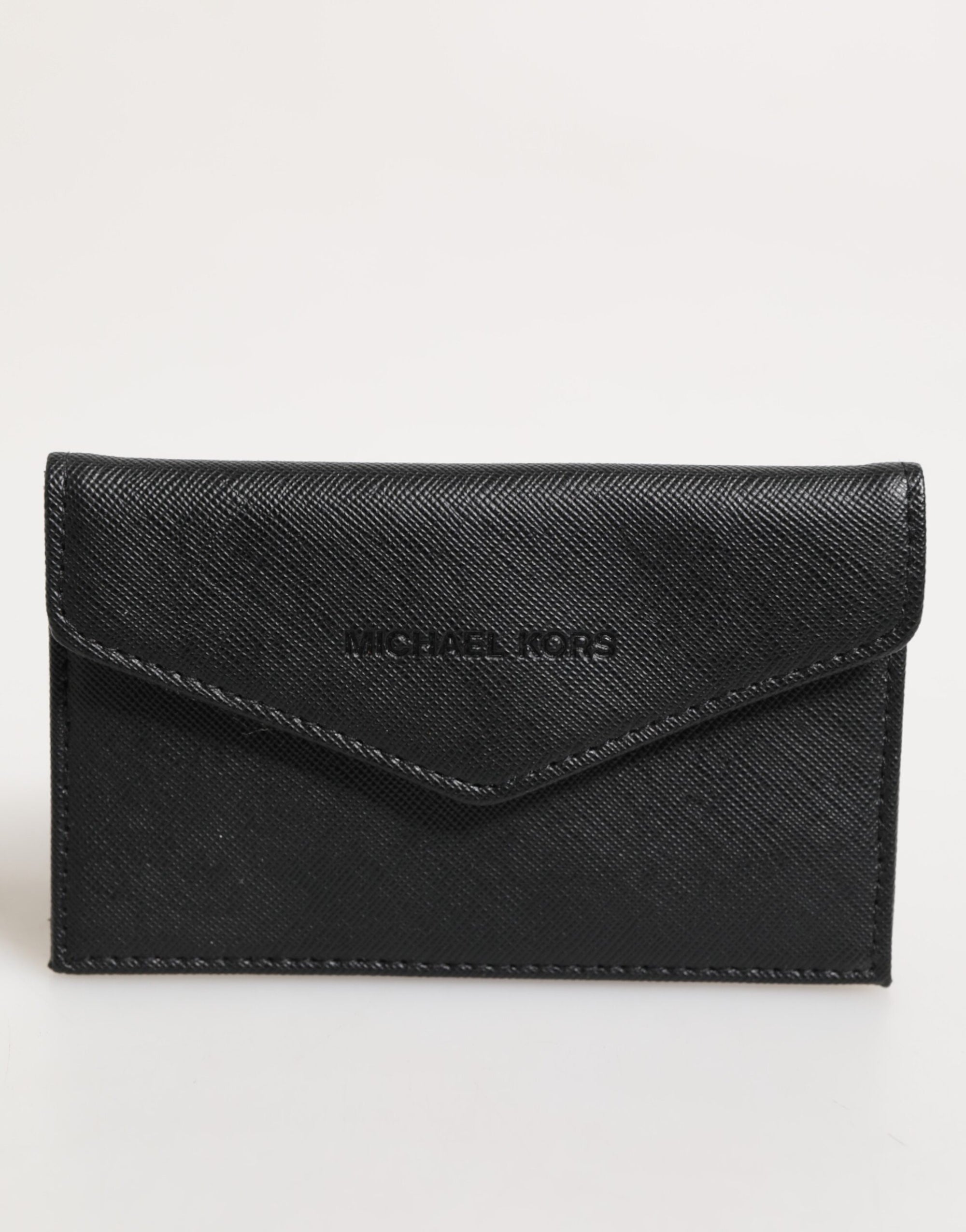 Michael Kors Black Saffiano Leather Envelope Holder Men's Accessory Wallet