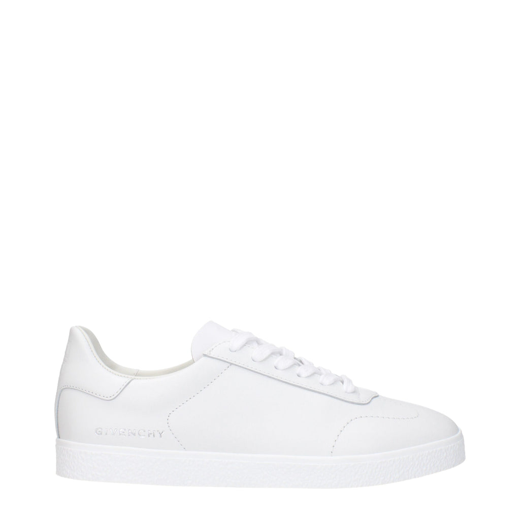 Givenchy White Leather Low Tops