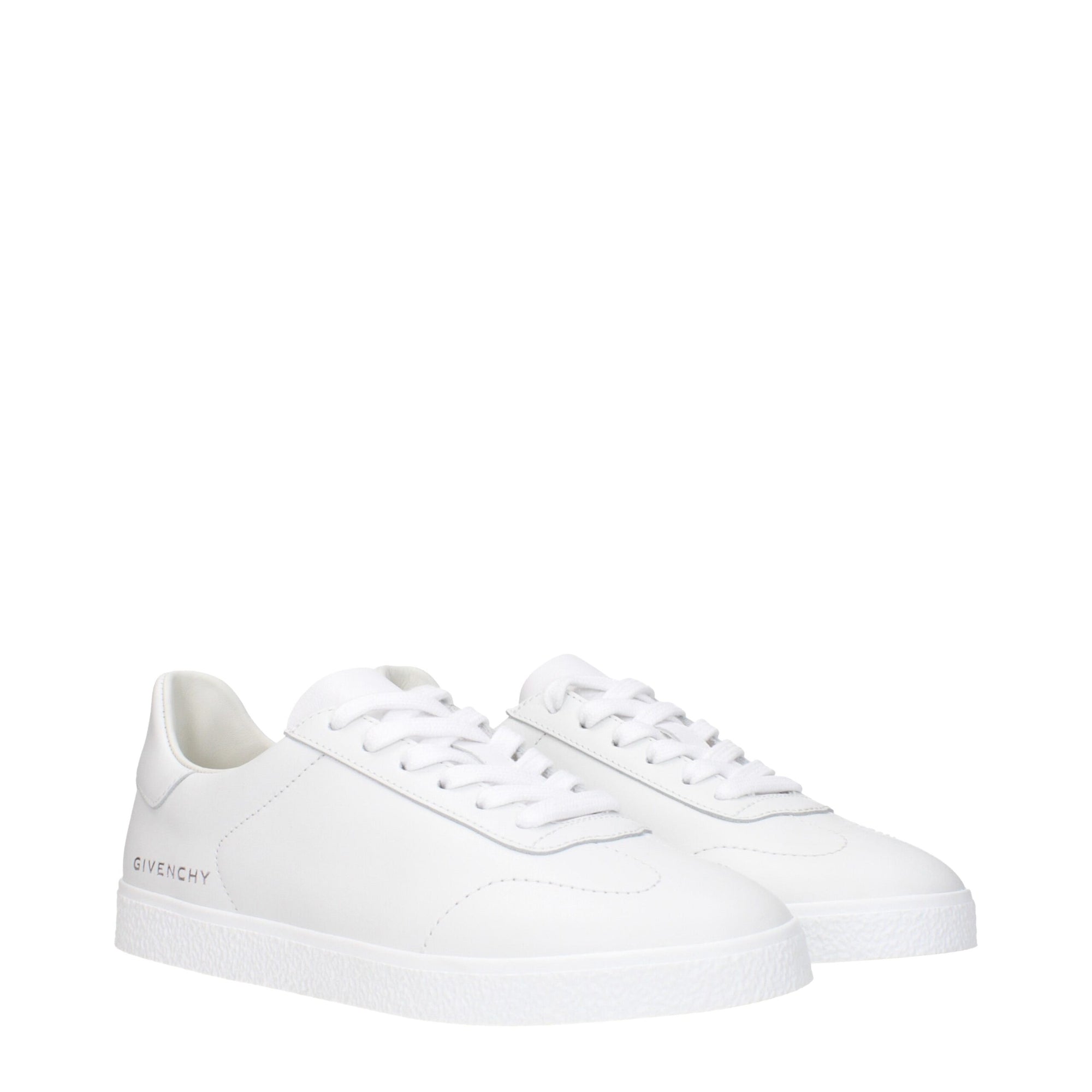 Givenchy White Leather Low Tops