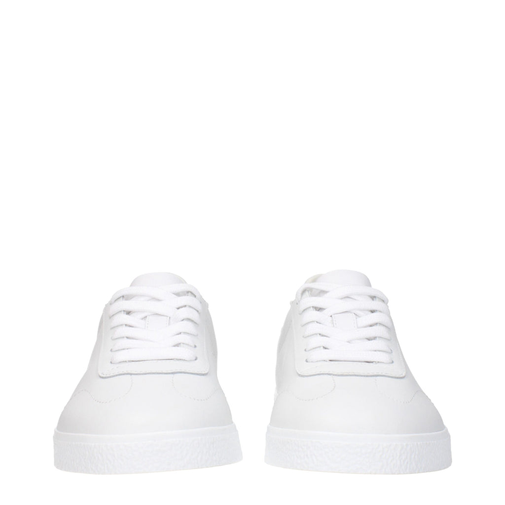 Givenchy White Leather Low Tops