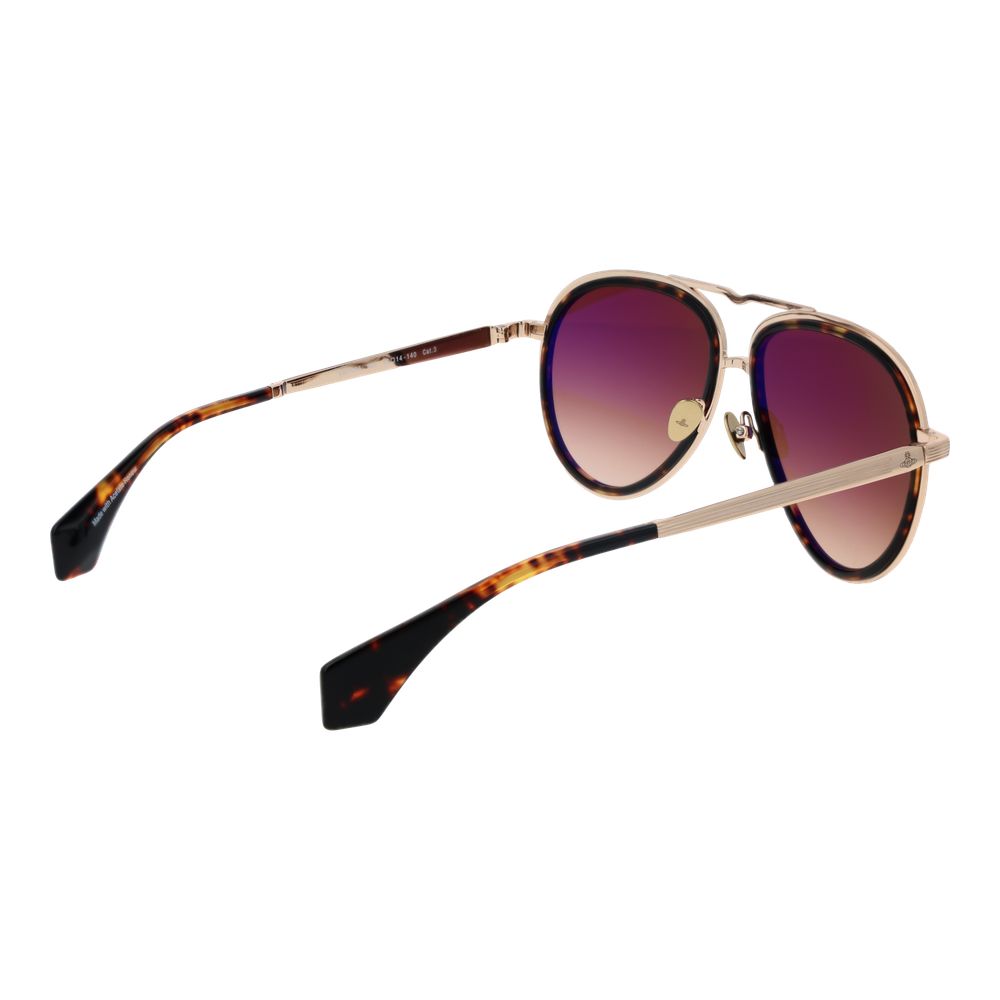 Vivienne Westwood Gold Unisex Sunglasses