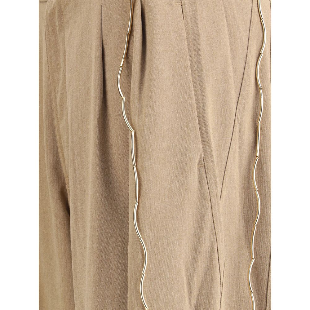 Darkpark Chain adorned Phebe Pants