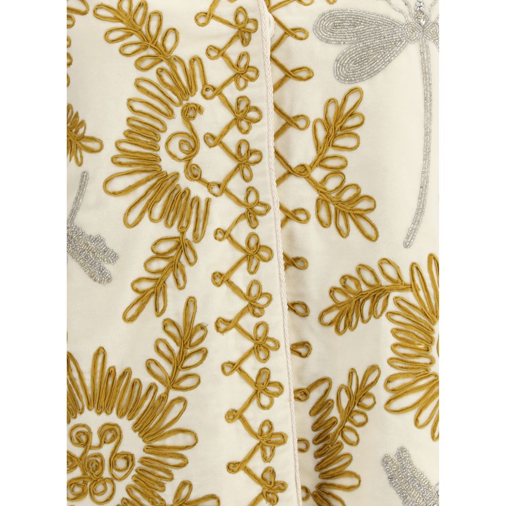 Forte_Forte Embroidered velvet Kimono