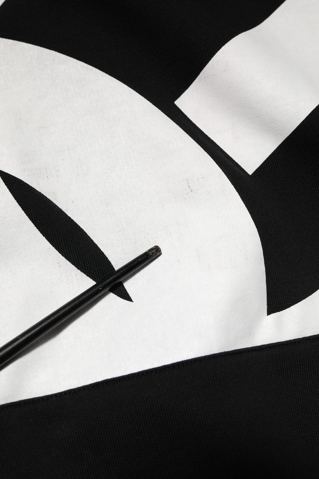 Dolce & Gabbana Black Cotton DG Logo Pullover Hoodie Sweater