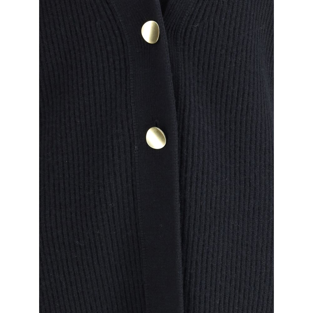 Forte_Forte Long ribbed cashmere Cardigan