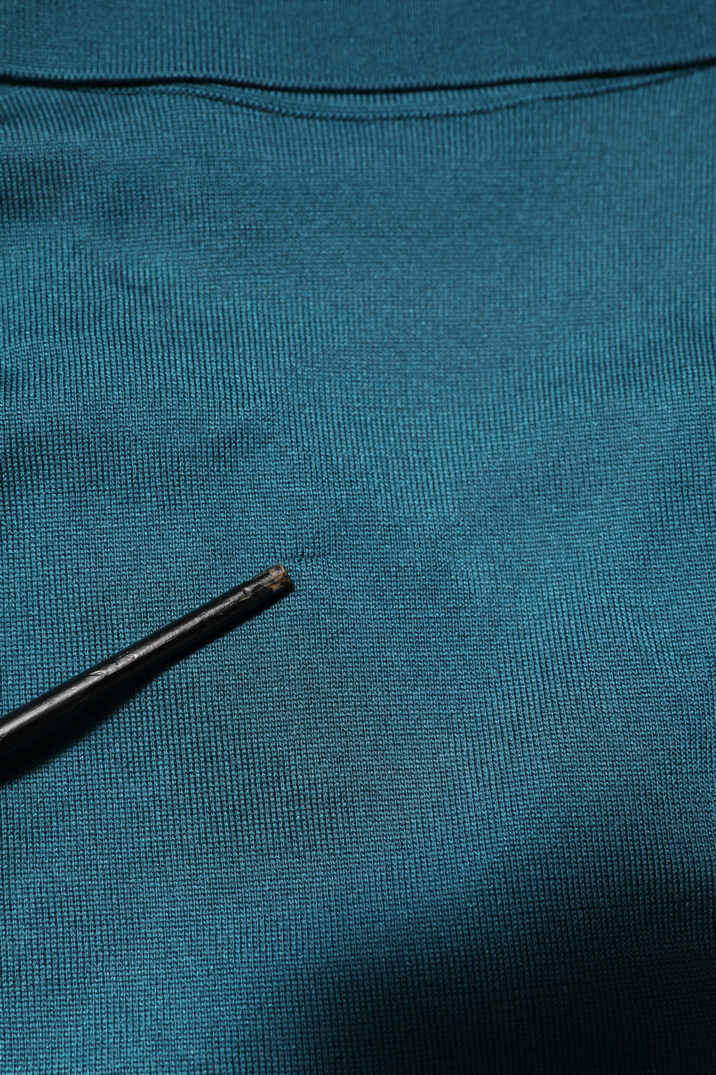 Dolce & Gabbana Teal Blue Silk Collar Short Sleeve Polo T-shirt