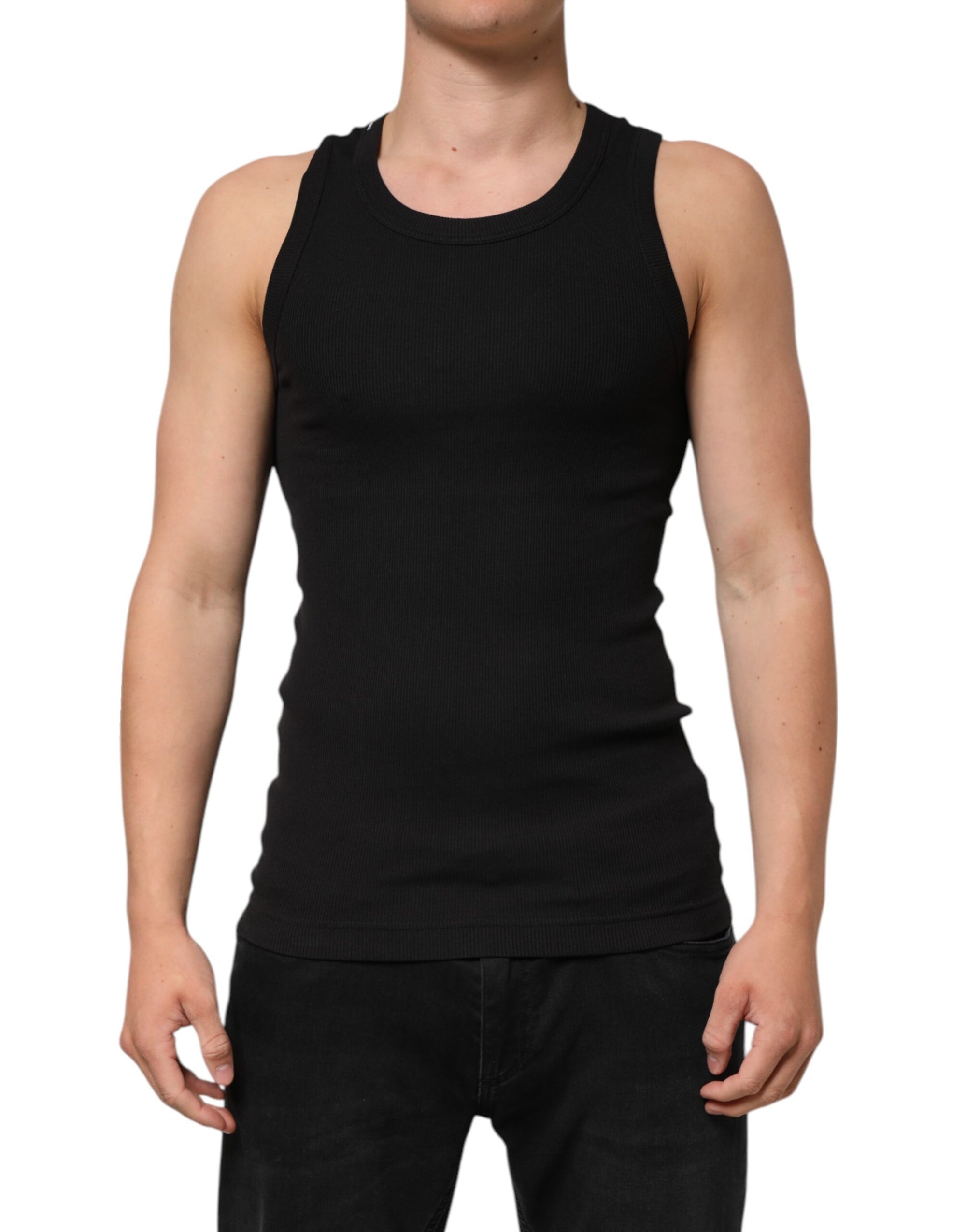 Dolce & Gabbana Black Tank Sleeveless Underwear Men T-shirt
