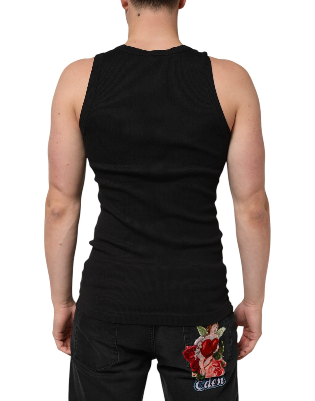 Dolce & Gabbana Black Tank Sleeveless Underwear Men T-shirt