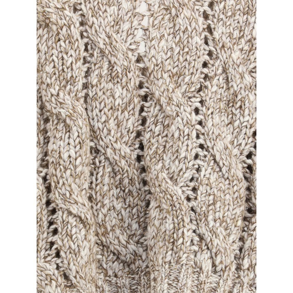 Brunello Cucinelli Dazzling Chiné wool Cardigan