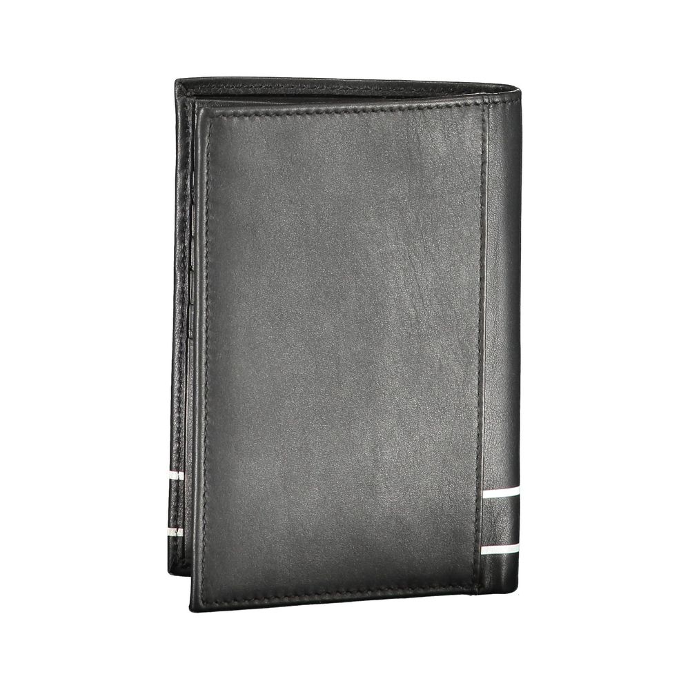 Bikkembergs Black Leather Wallet