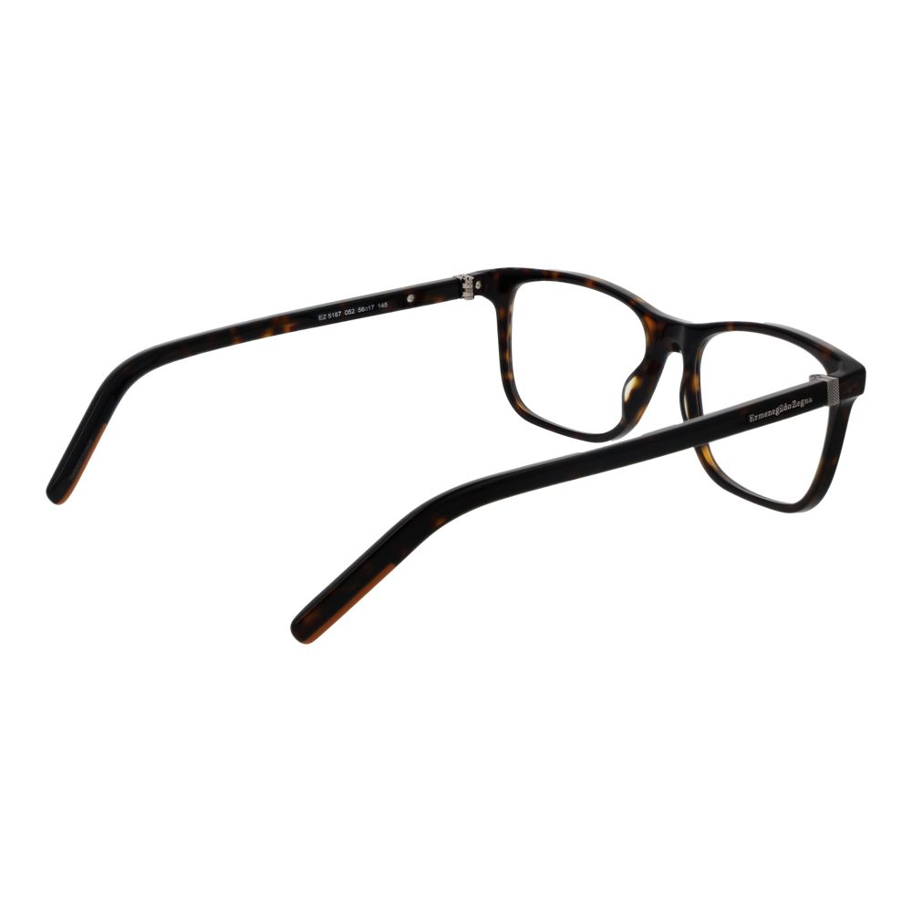 Ermenegildo Zegna Brown Men Optical Frames