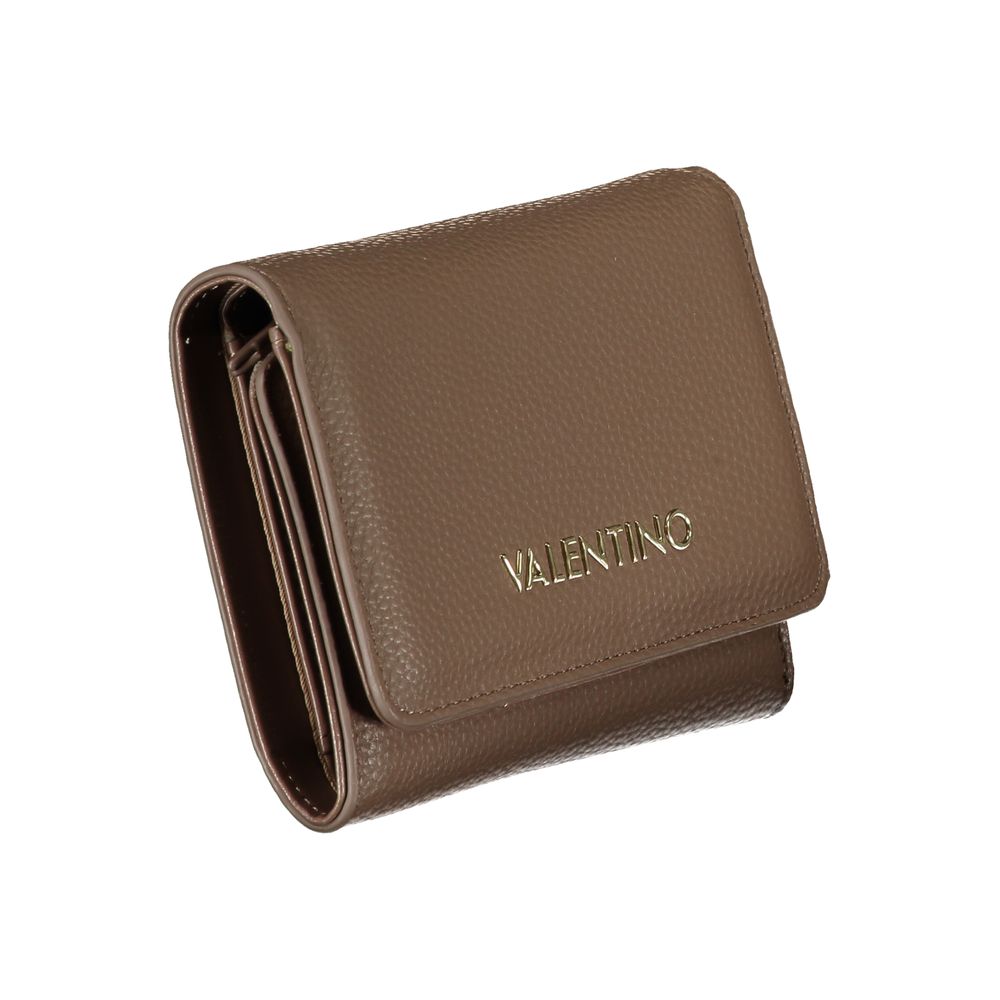 Mario Valentino Brown Polyethylene Women Wallet