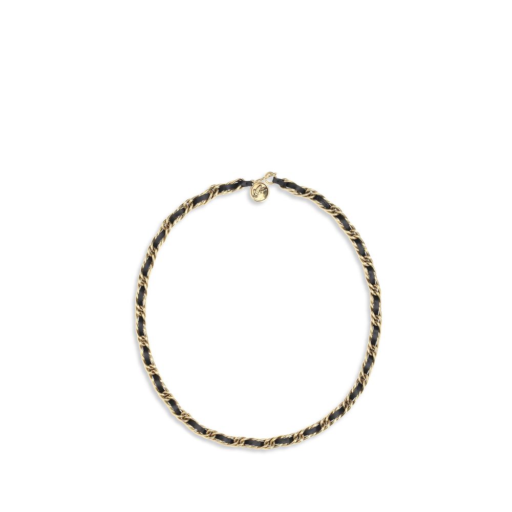 Etro Leather and chain Belt