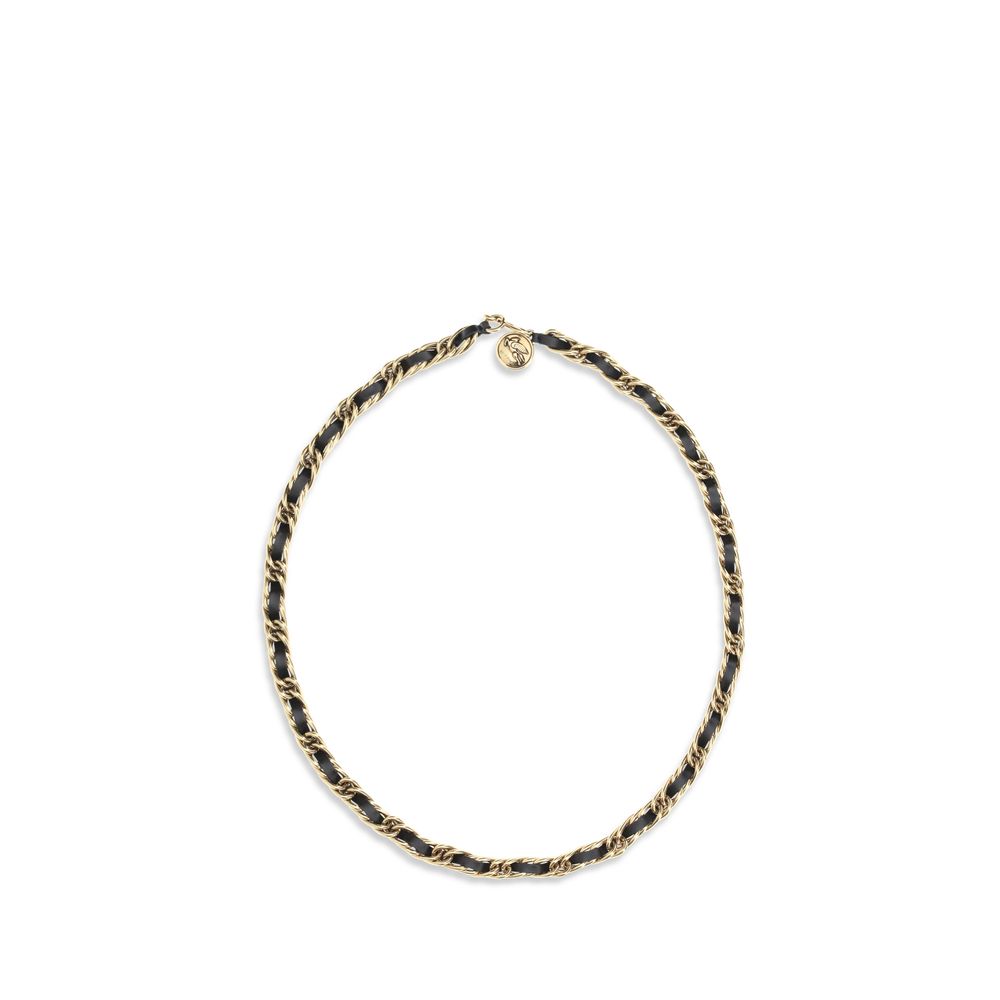 Etro Leather and chain Belt