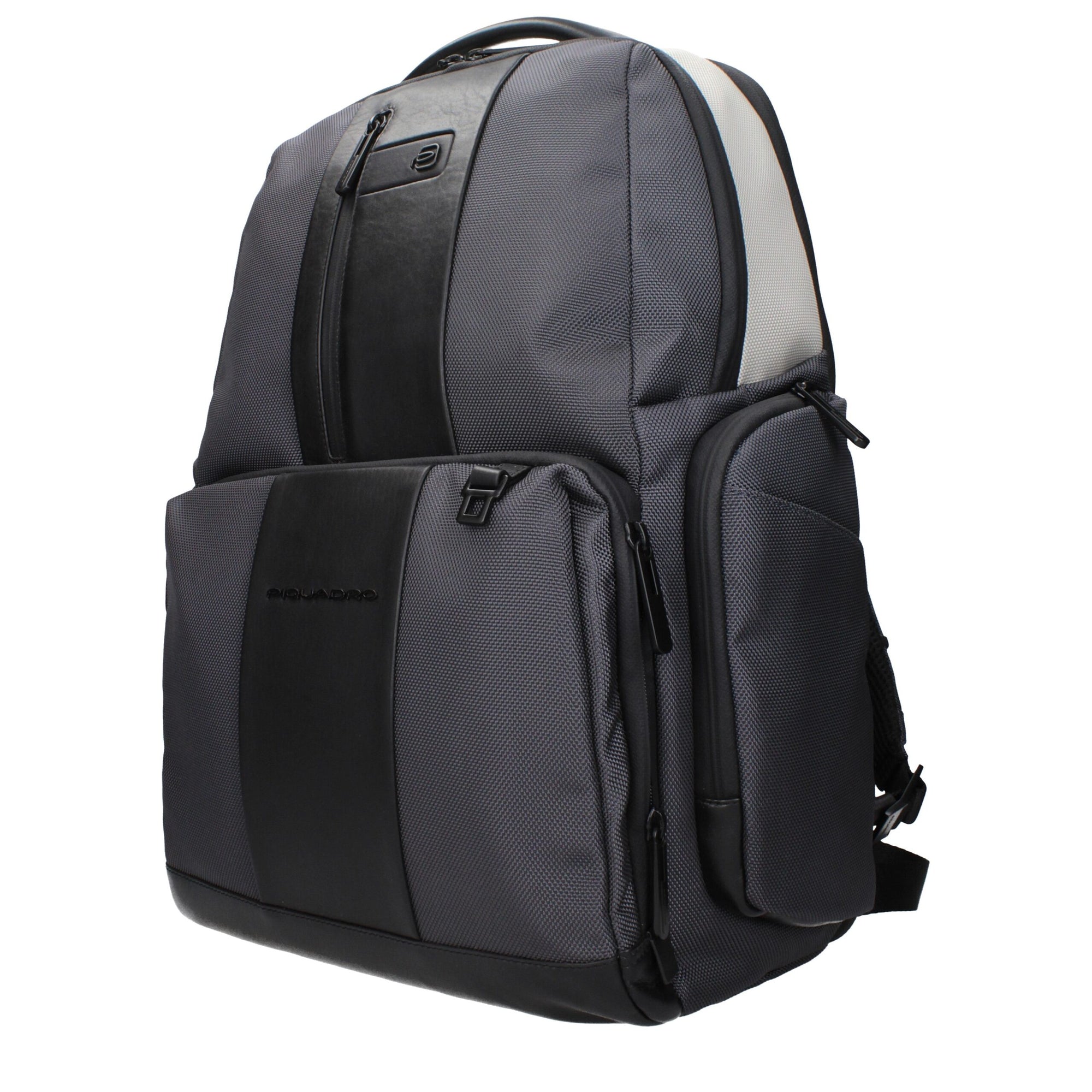 Piquadro Gray Nylon Backpacks