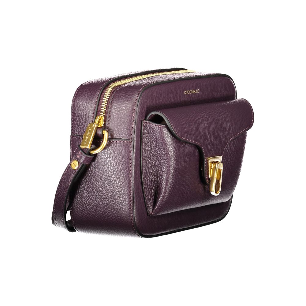 Coccinelle Purple Leather Women Handbag