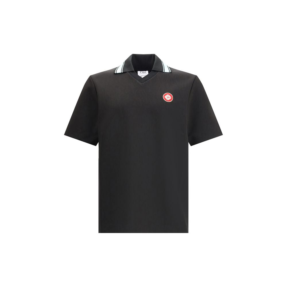 Casablanca Polo Shirt with logo patch