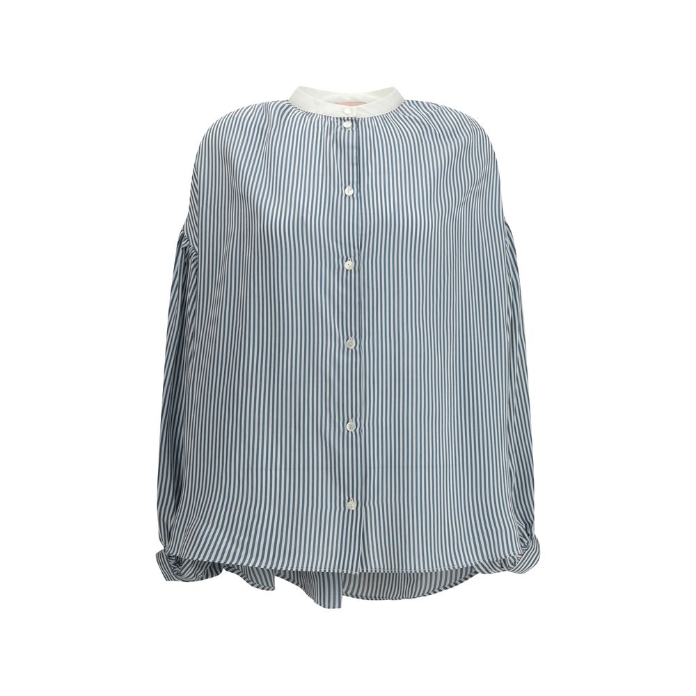 Kristina Ti Striped Shirt with wide sleeves