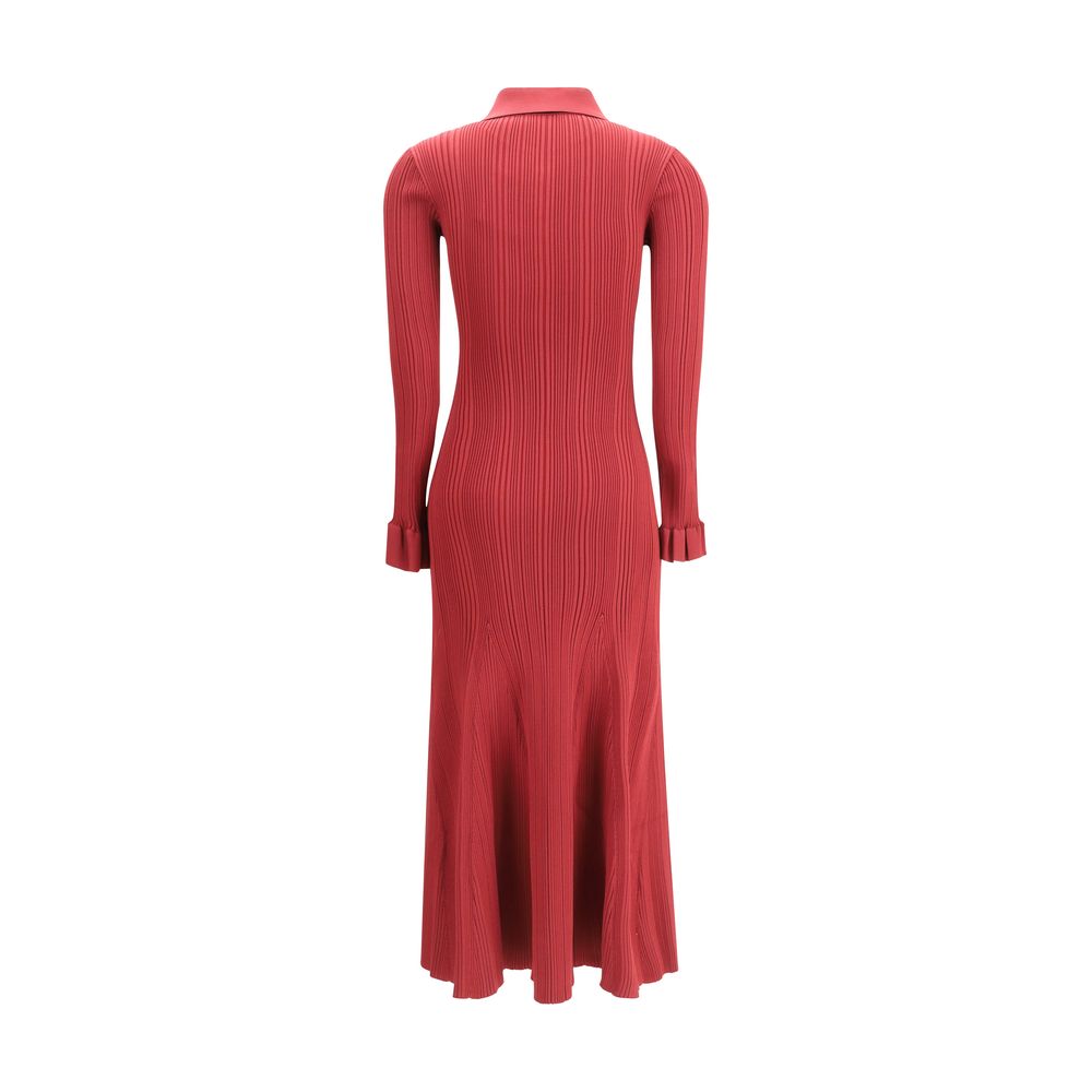 Self-Portrait Ribbed knit midi Dress
