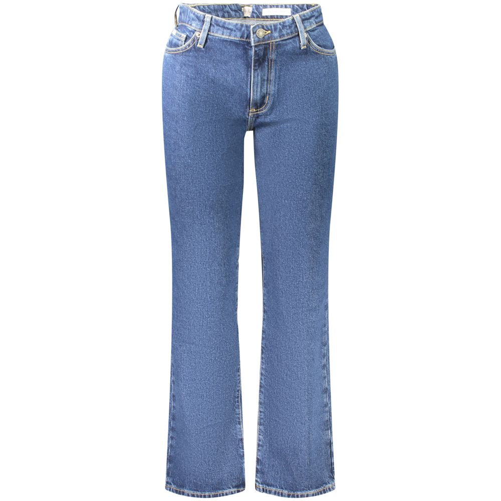 Guess Jeans Blue Cotton Women's Straight Jean