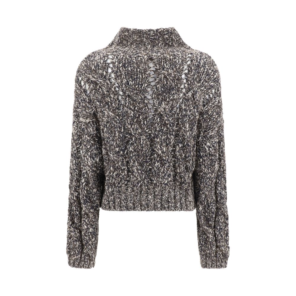 Brunello Cucinelli Braided Cardigan