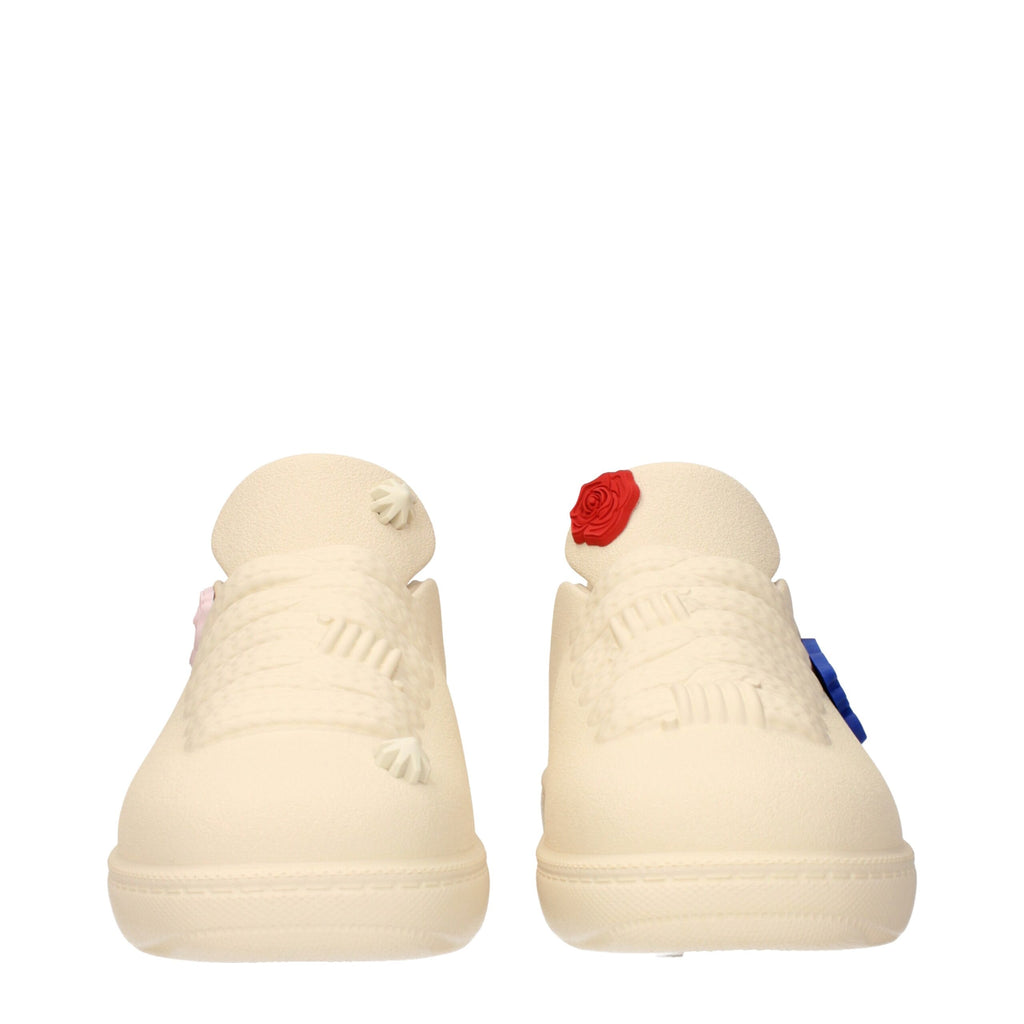 Burberry Beige Cotton Sneakers