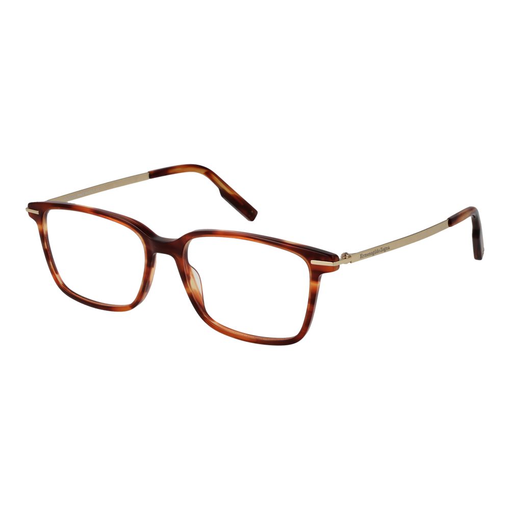 Ermenegildo Zegna Brown Men Optical Frames