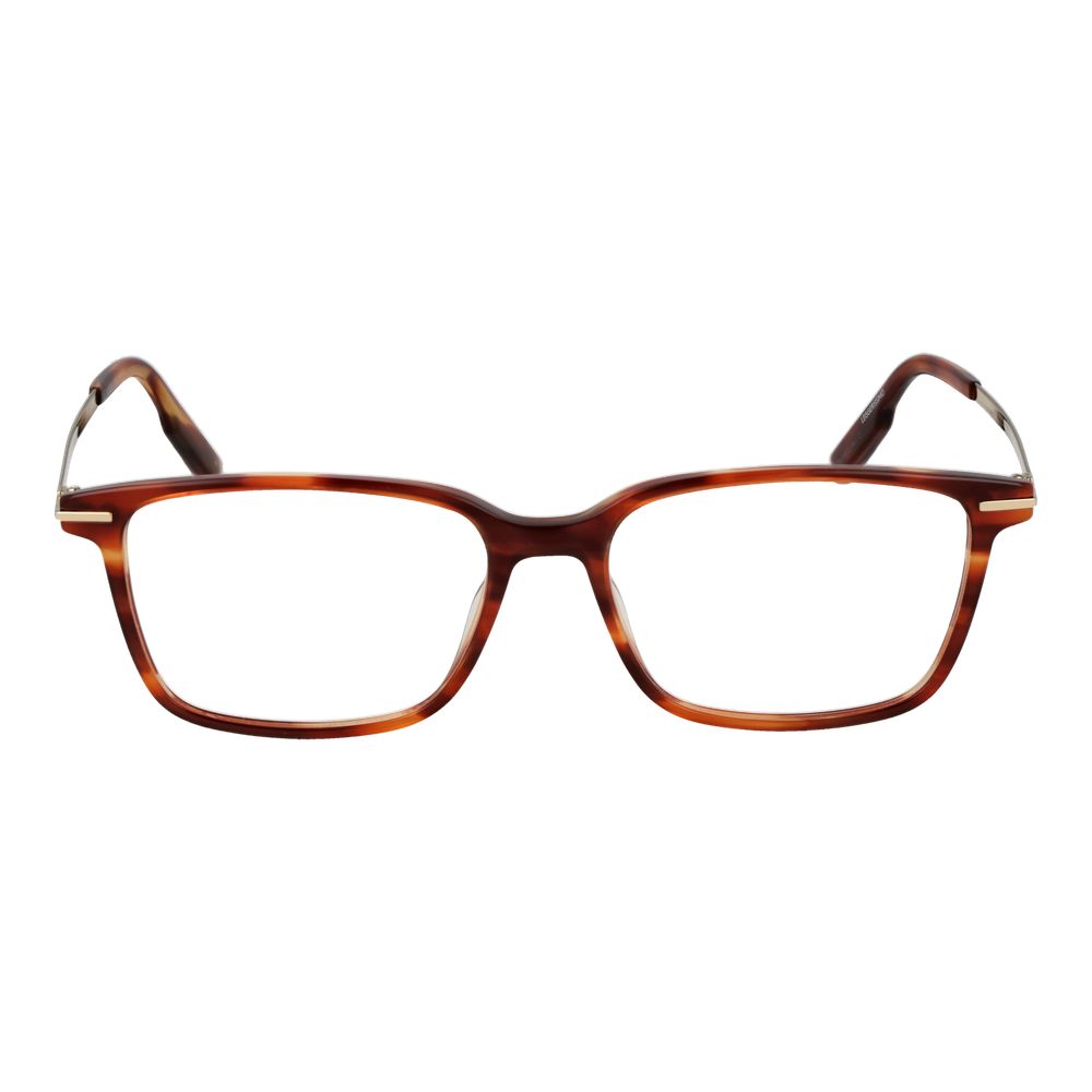 Ermenegildo Zegna Brown Men Optical Frames