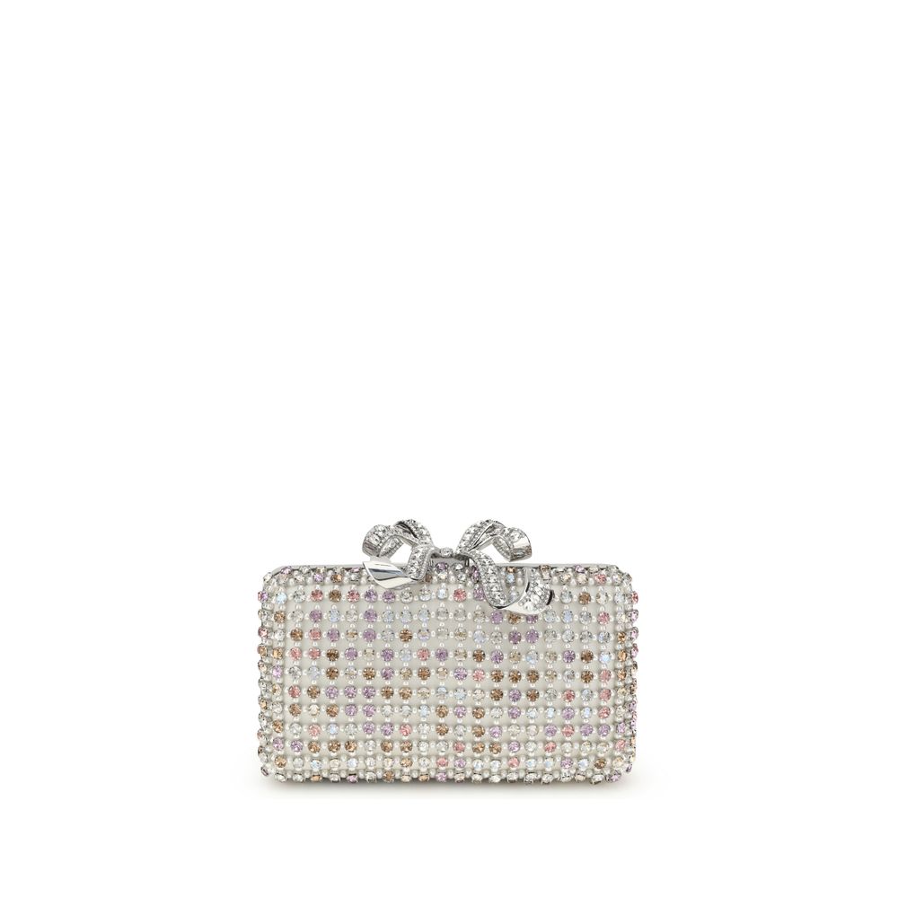 Self-Portrait Multicrystal Clutch Bag