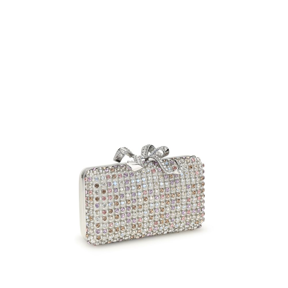 Self-Portrait Multicrystal Clutch Bag