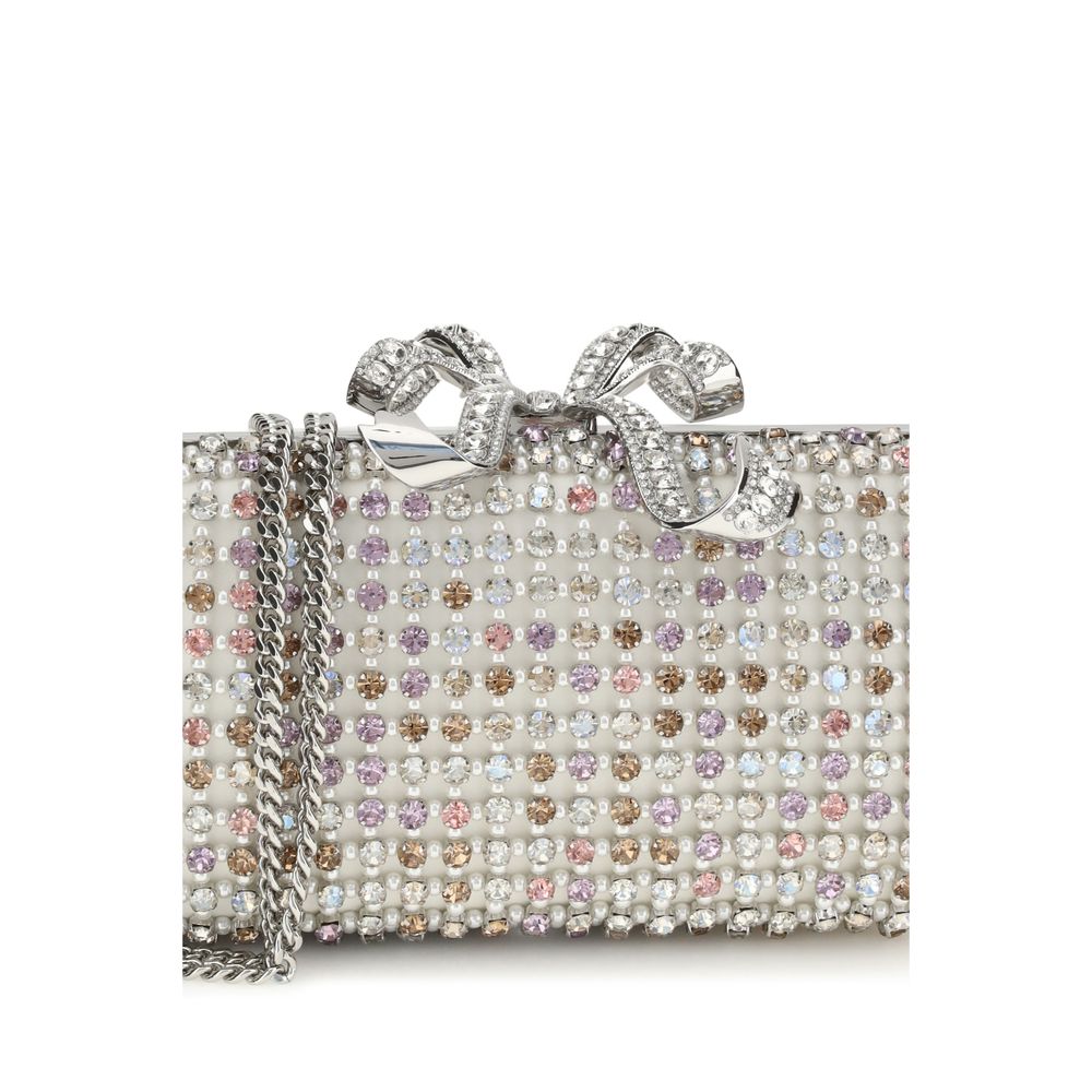 Self-Portrait Multicrystal Clutch Bag