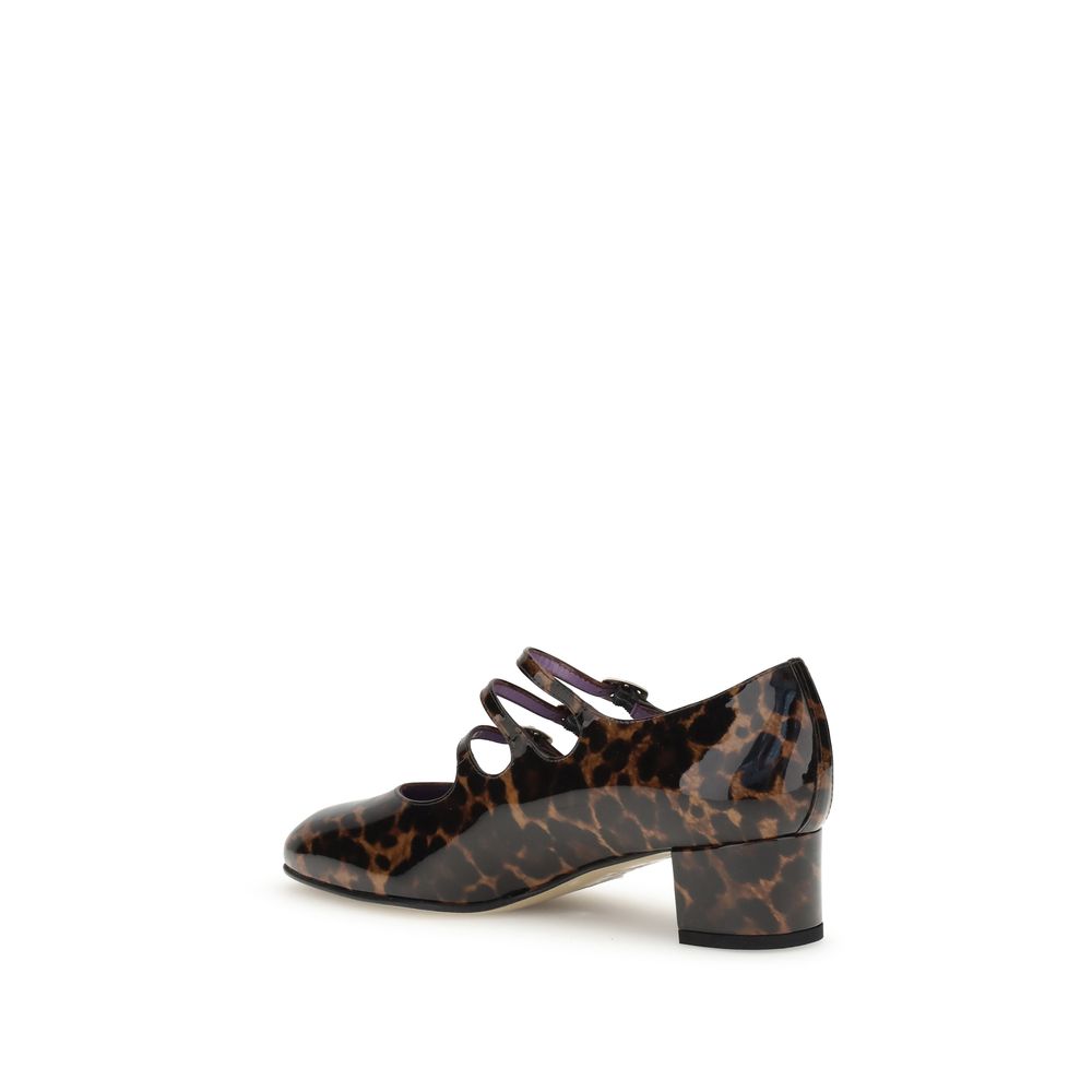 Carel Paris Kina Mary Jane Pumps leopardate